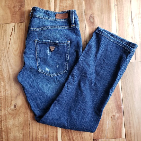 Guess Distressed Jeans Size 28 (T13) - Picture 1 of 3